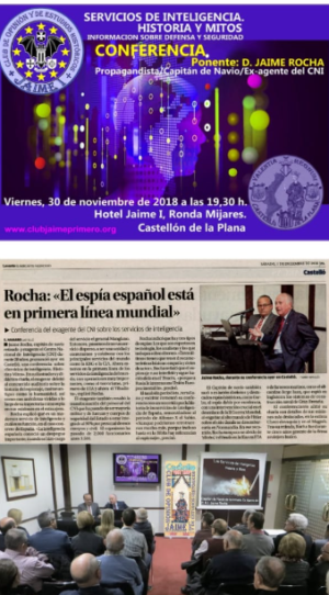 Conferencia historia y mitos con Jaime Rocha