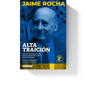 Libro Alta Traición tapa Azul de Jaime Rocha edición 2025