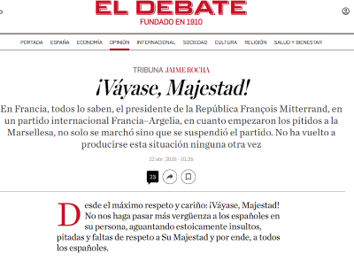 Artículo de Jaime Rocha en El Debate