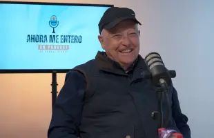 Jaime Rocha en un momento distendido de la entrevista con Juanje Diánez